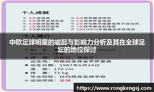 中欧足球明星的崛起与影响力分析及其在全球足坛的地位探讨